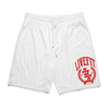 Rome Court Shorts - White/Red