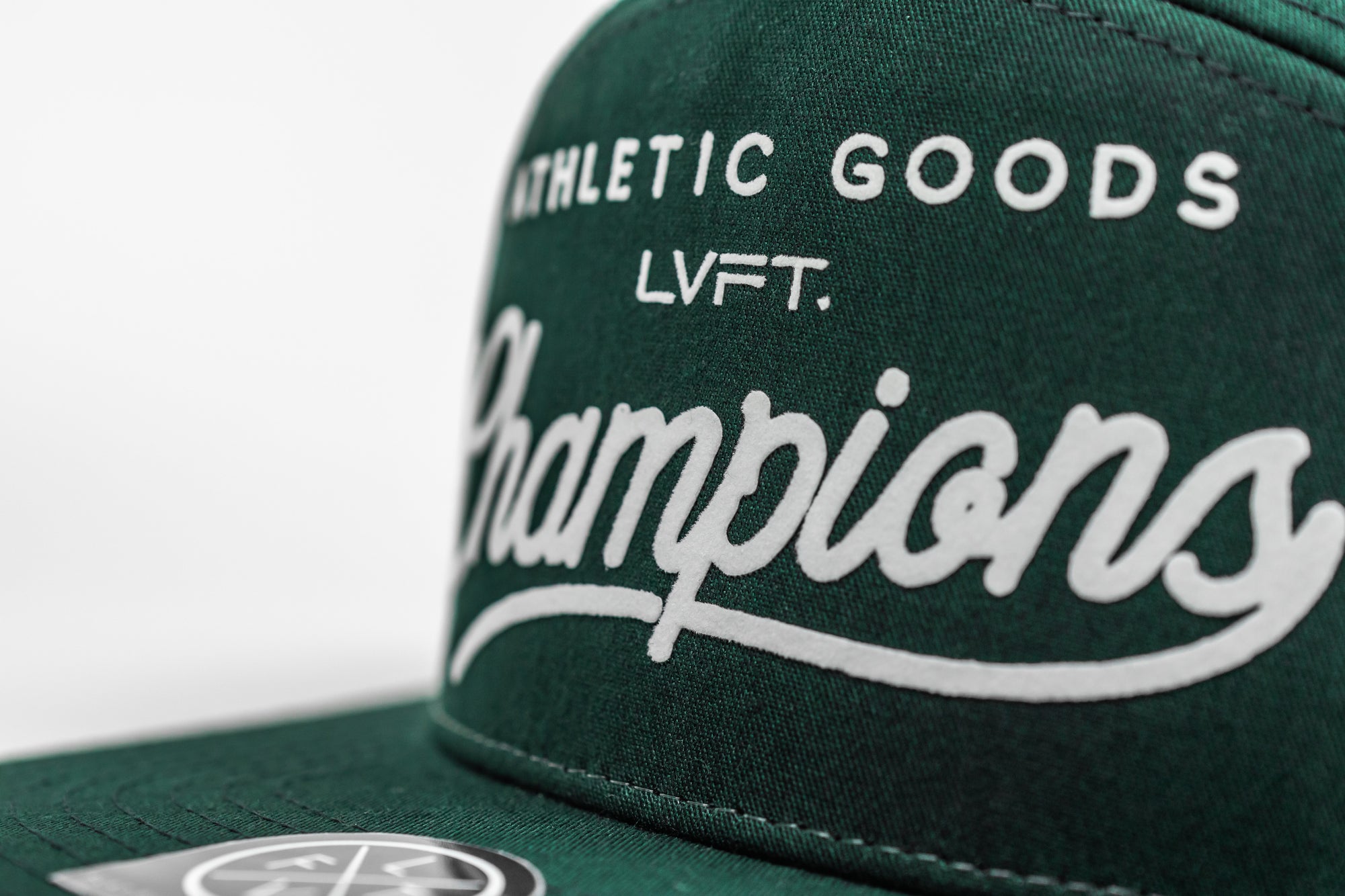 Champions 7 Panel Snapback - Dark Green