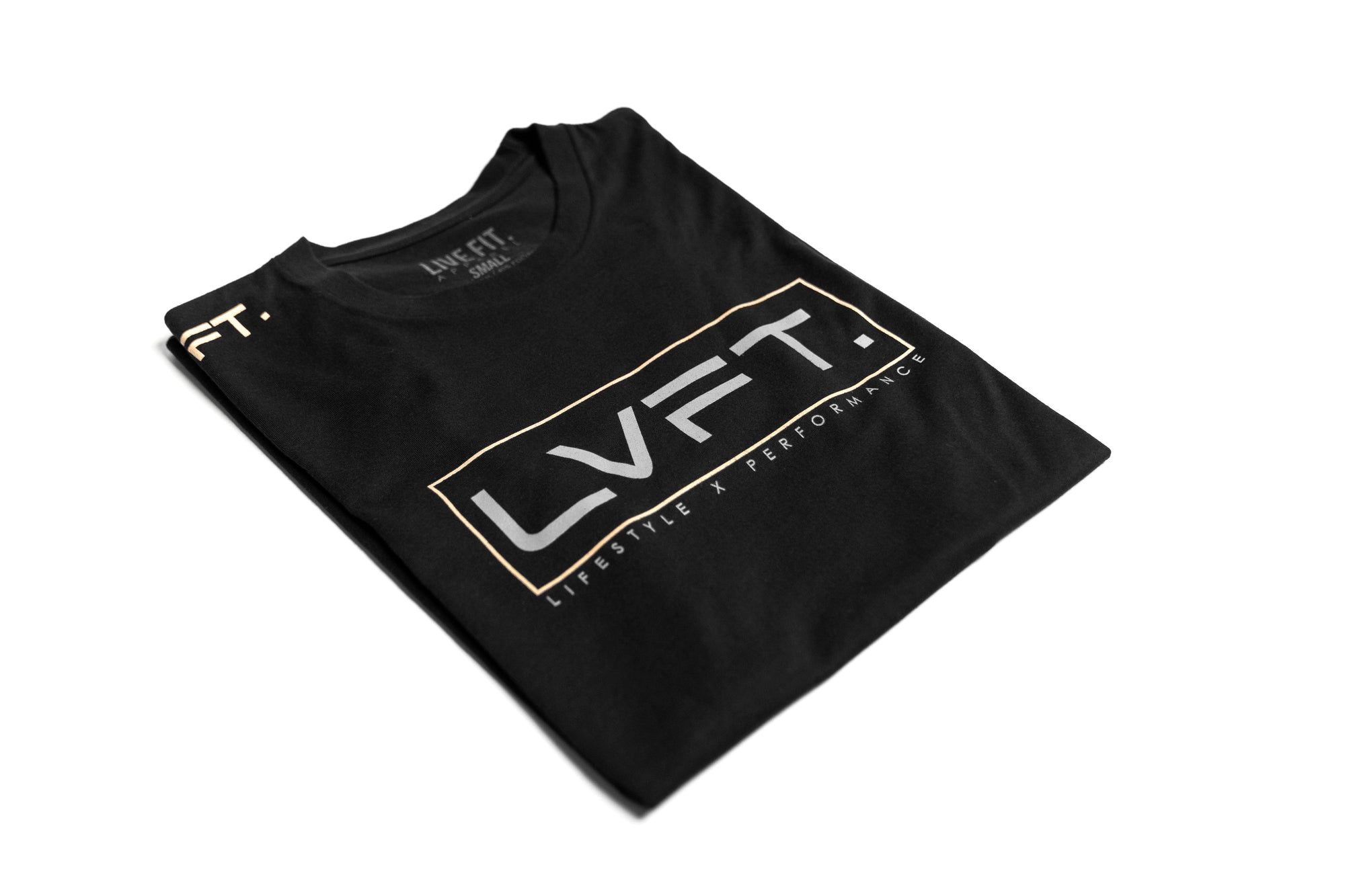 LVFT. Lifestyle Tee - Black/Peach