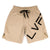 Live Fit Apparel Impact Shorts - Khaki - LVFT 