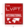 Live Fit Apparel International Banner - Red - LVFT 