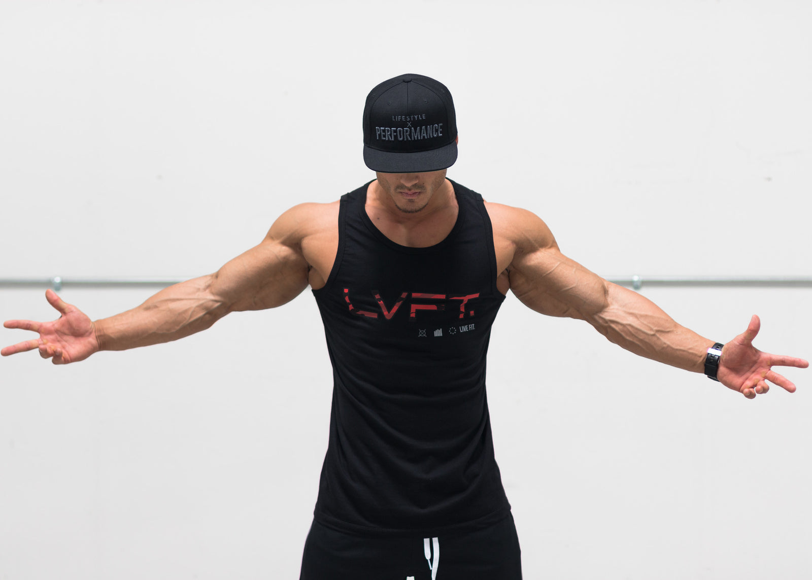 Stealth Tank- Black/Red