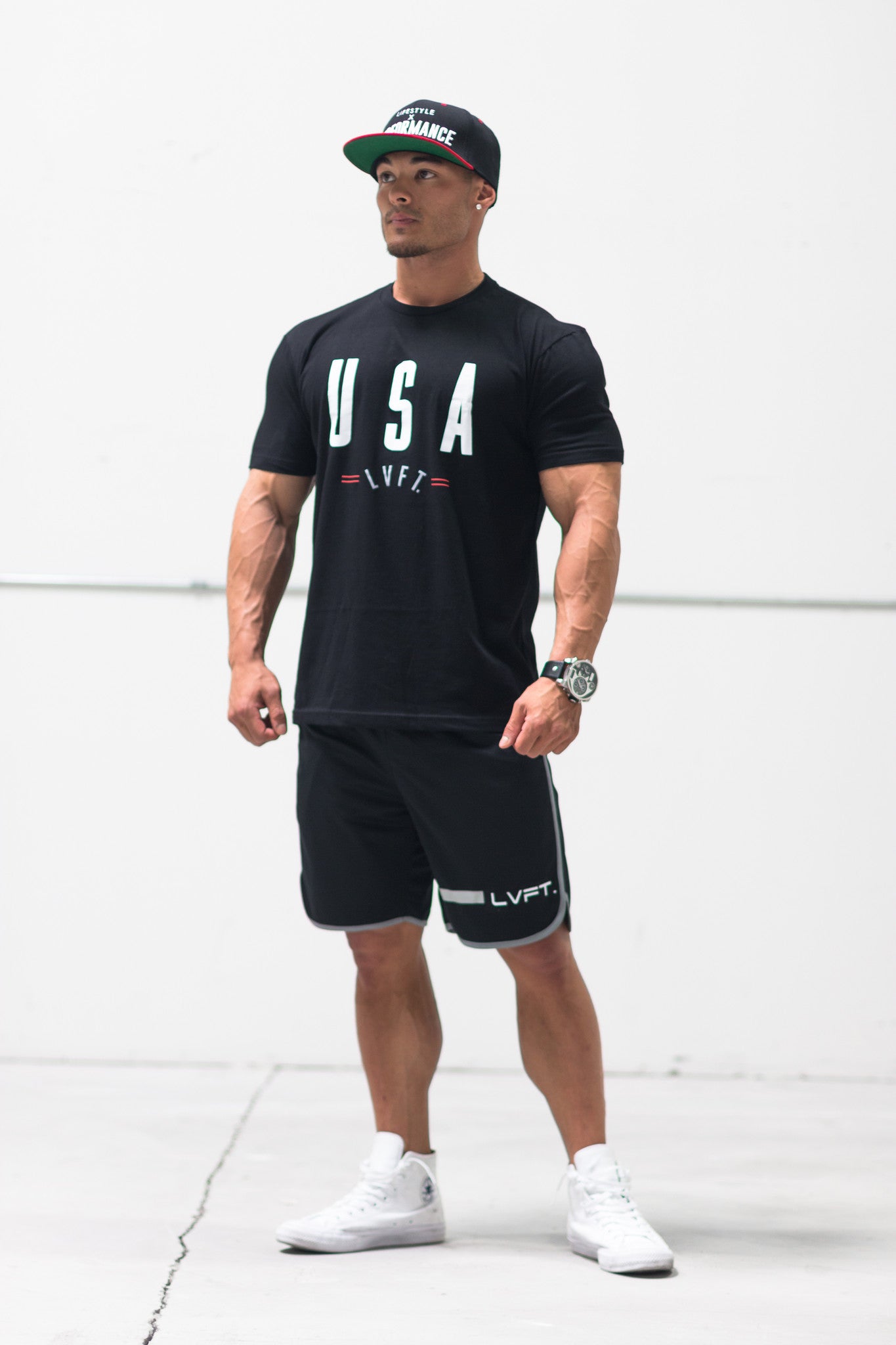 USA Tee- Black