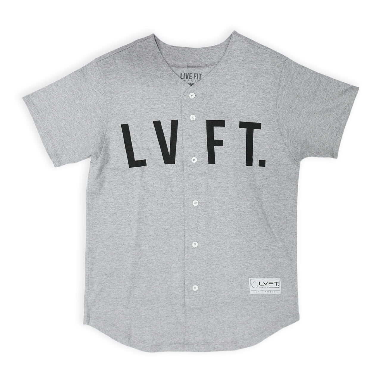 LVFT Baseball Jersey - Heather Grey