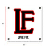 Live Fit Apparel LF Classic Banner - White - LVFT