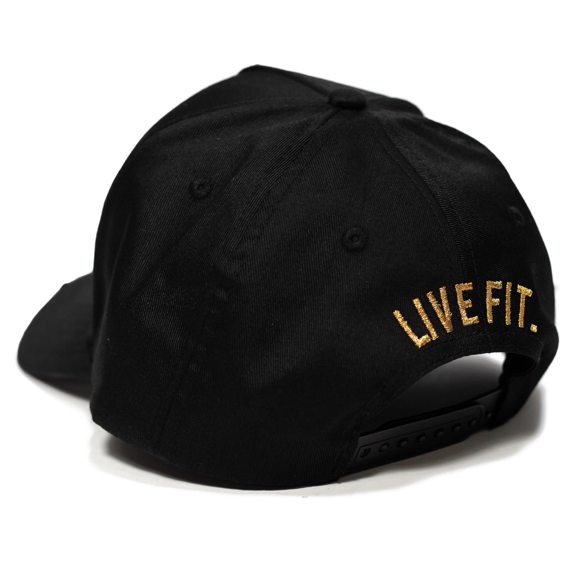 Live Fit Apparel LF Classic Cap - Black/Gold - LVFT 