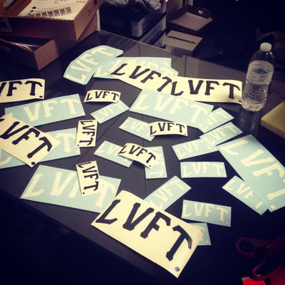 4" Varsity Decal - Live Fit Apparel - LVFT