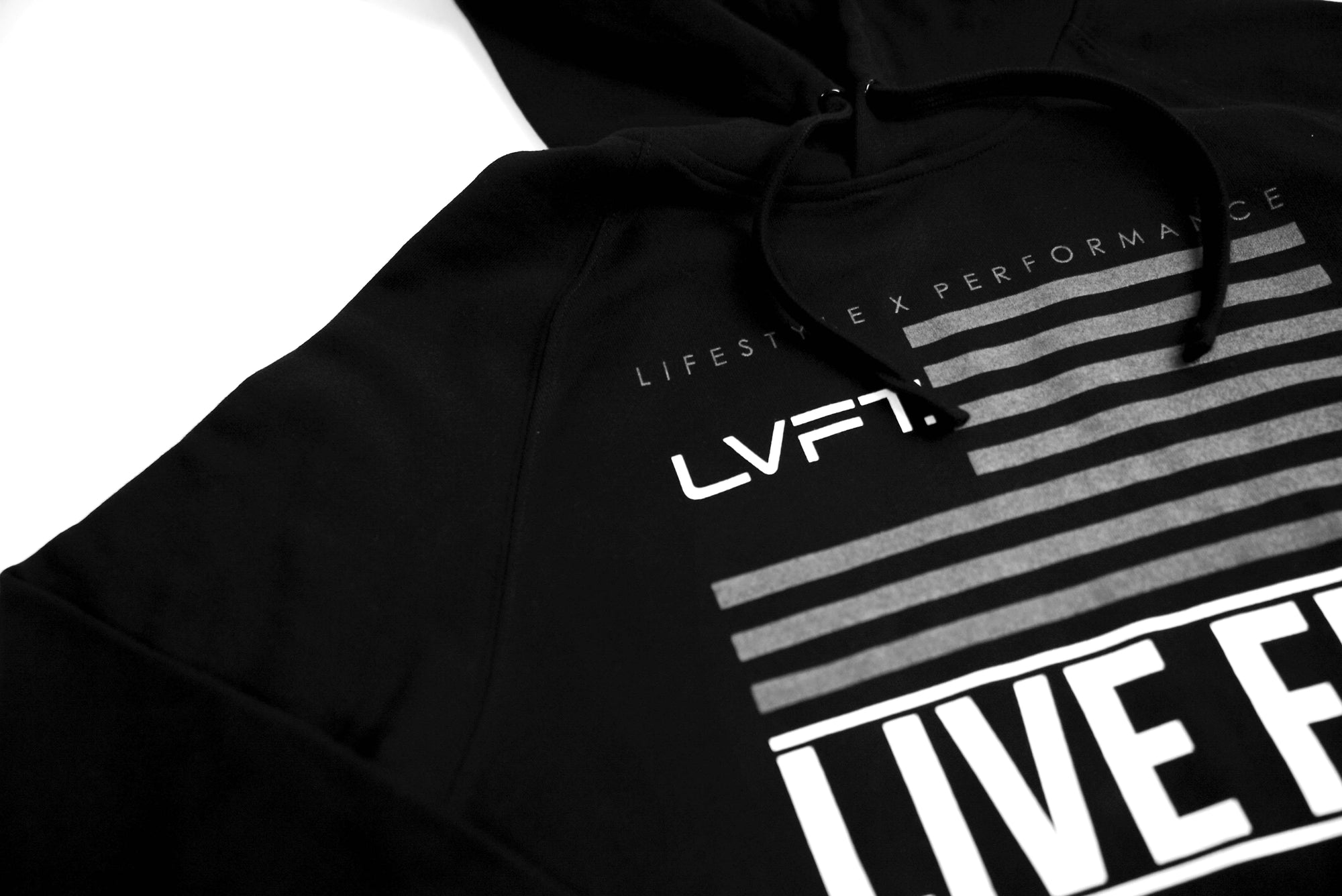 LVFT Flag Hoodie - Black