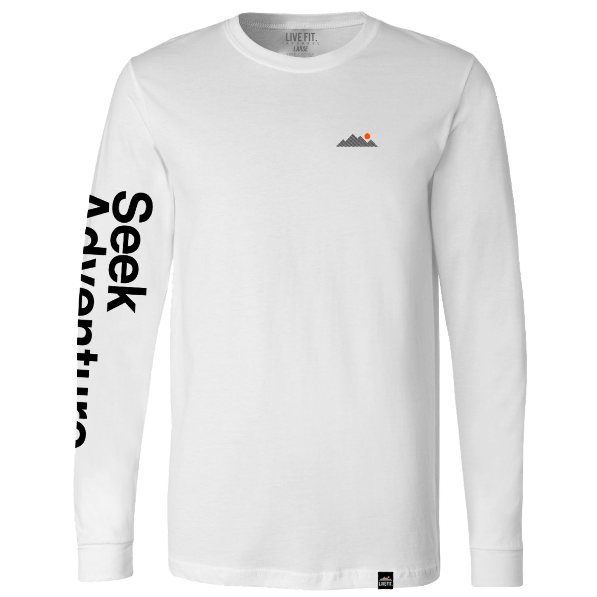 Seek Adventure Long Sleeve - White