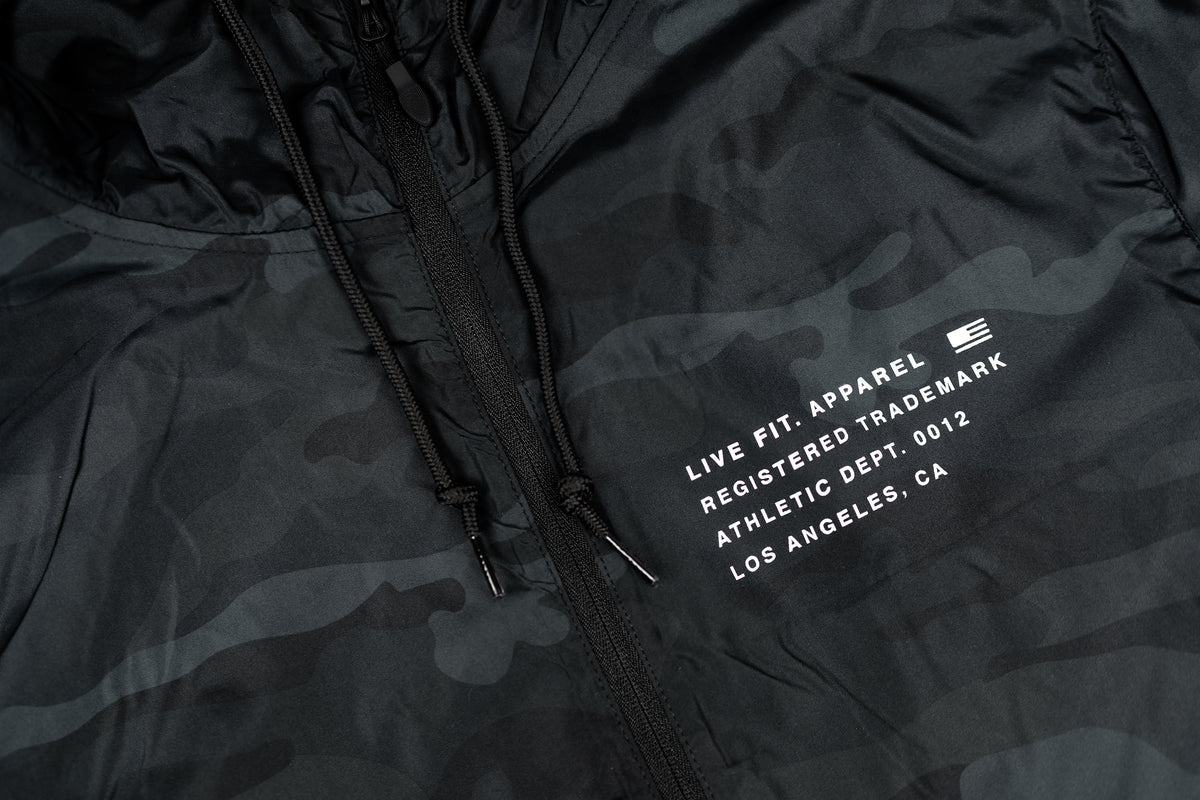Stealth Pullover Anorak - Black/Camo