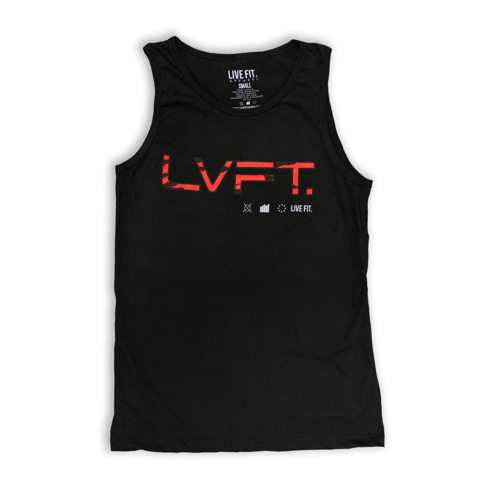 Stealth Tank- Black/Red