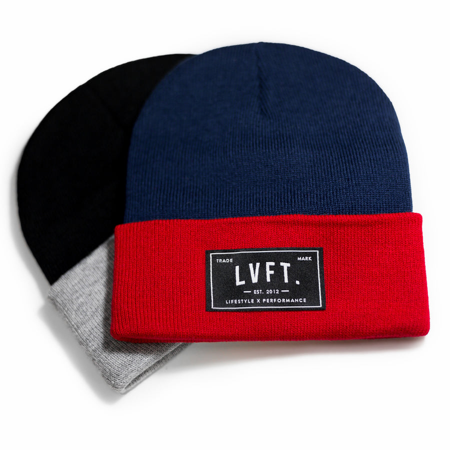 Trademark Beanie - Navy / Red