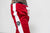 Live Fit Apparel LVFT. Slim Trackies - Red/White - LVFT 