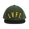 Live Fit Apparel LVFT. Snapback- Military Green - LVFT