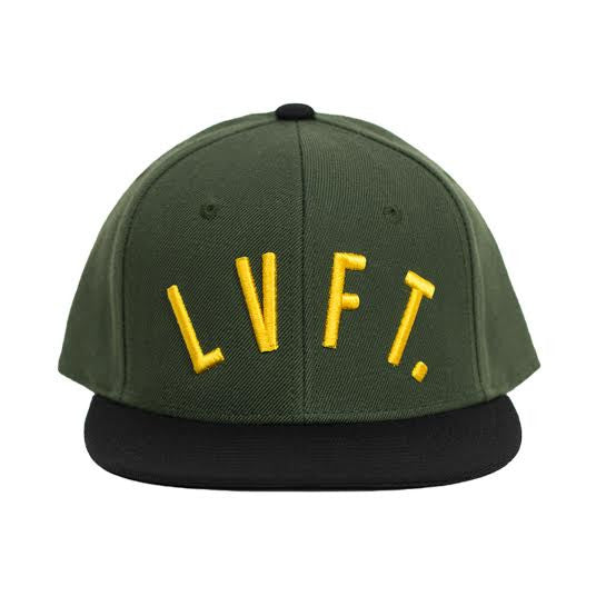 Live Fit Apparel LVFT. Snapback- Military Green - LVFT 