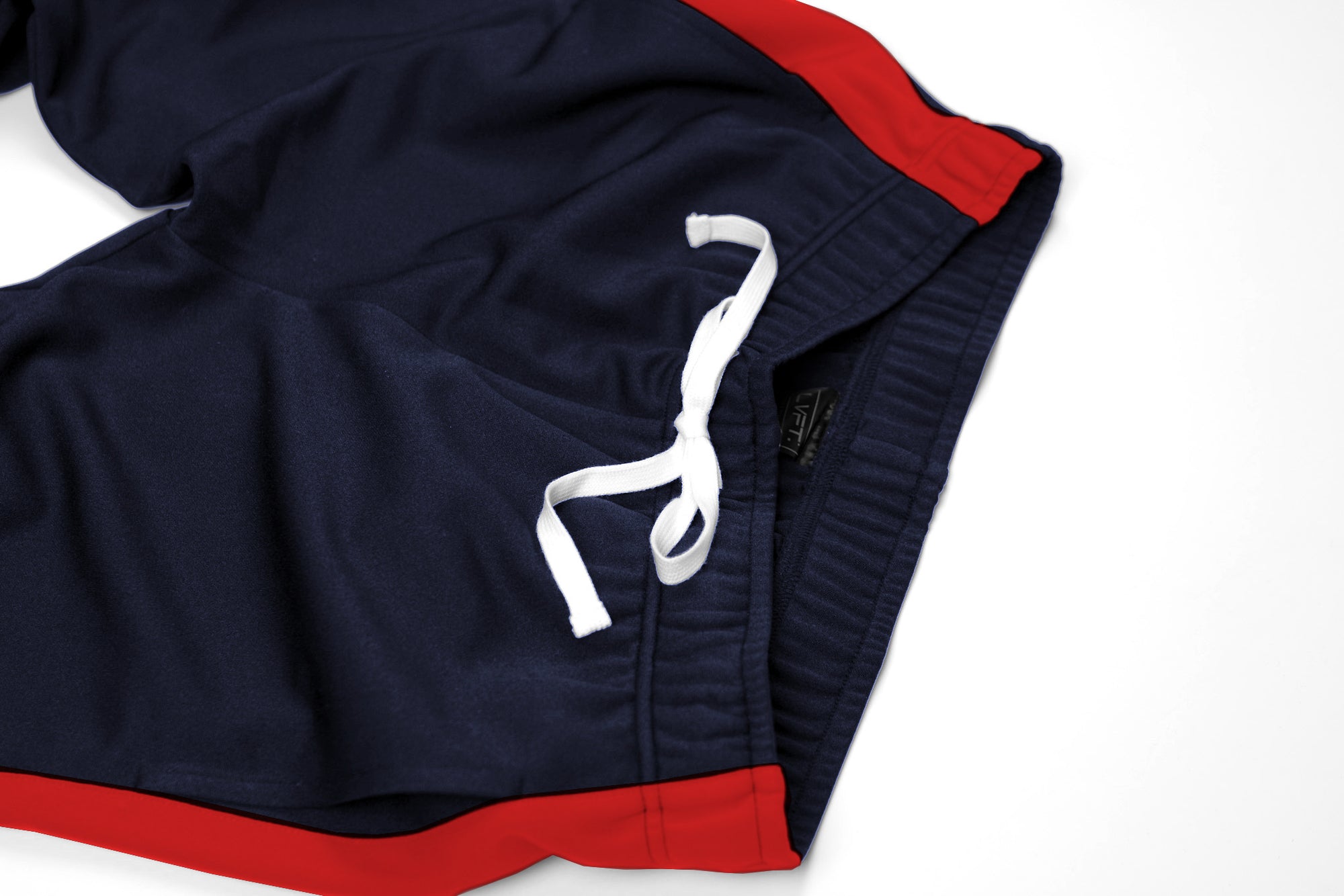 Slim Trackies - Navy / Red - Live Fit. Apparel