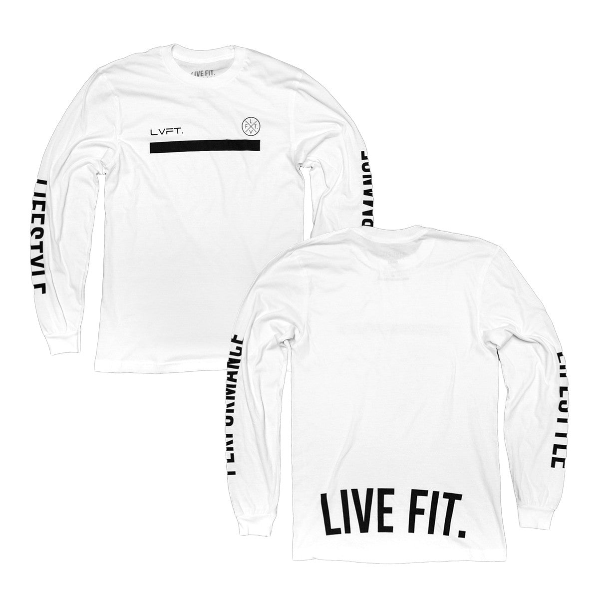 Underline Long Sleeve- White