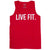 Live Fit Apparel Live Fit Original Tank - Red - LVFT 