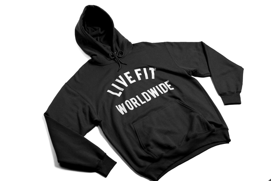 Worldwide Hoodie - Black / White